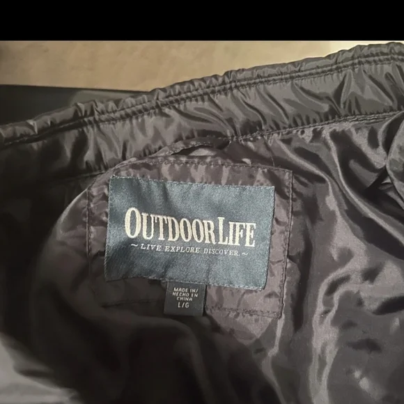 Outdoor Life Black Quilted Puffer Jacket - Picture 4 of 5
